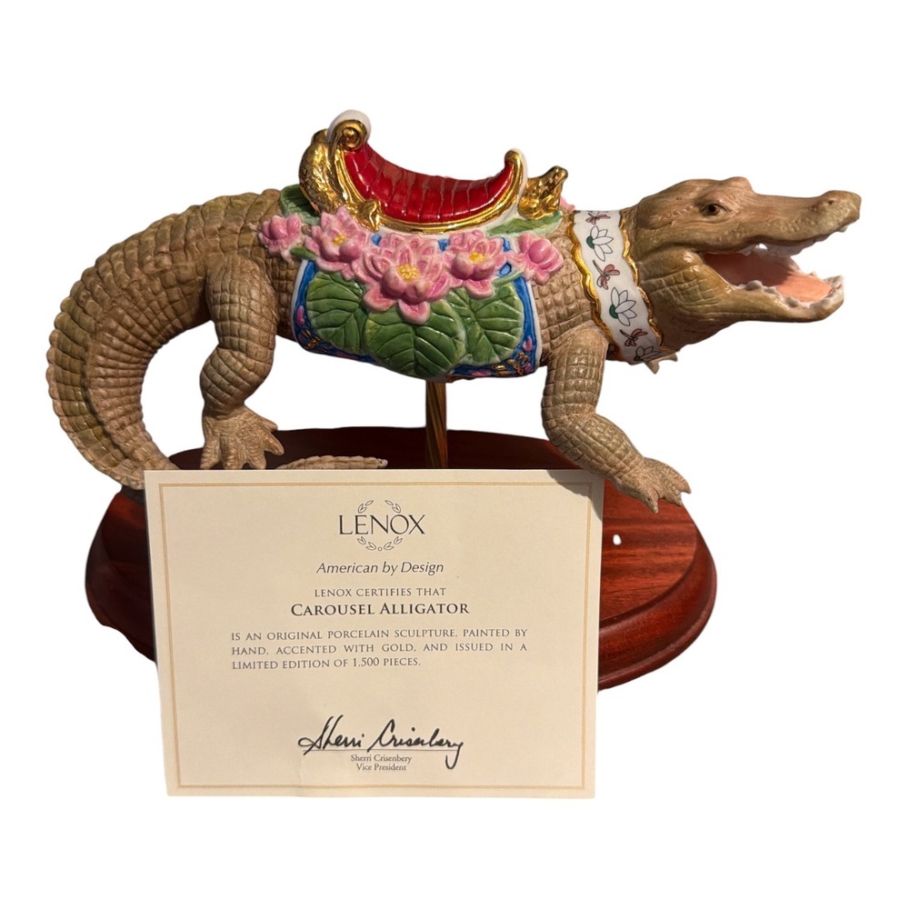 Lenox Carousel Alligator *Limited Edition*